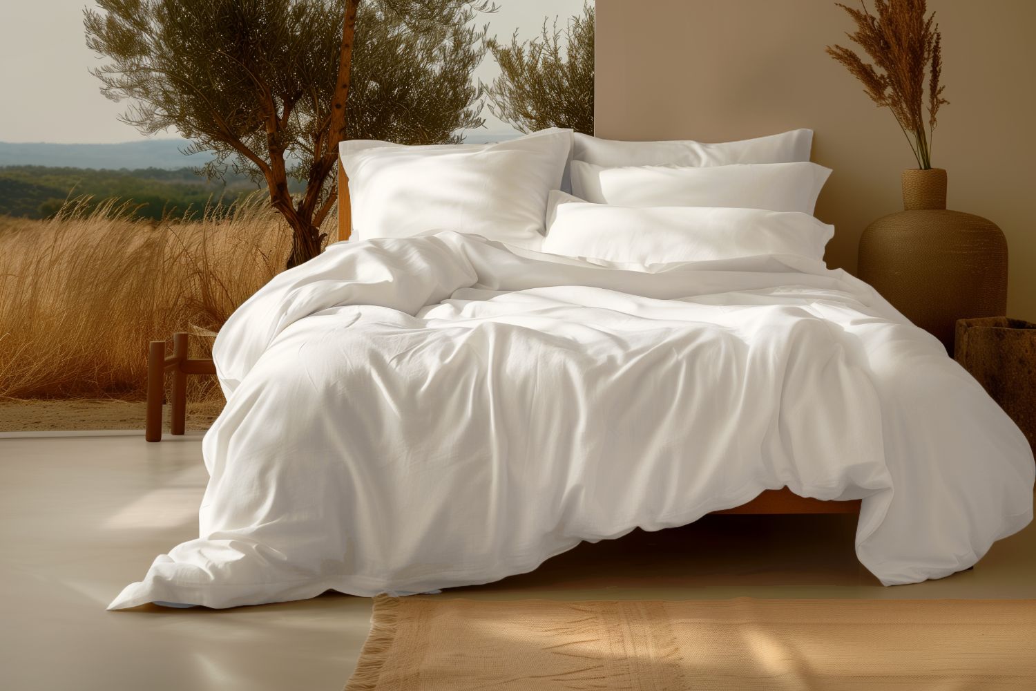 Organic Cotton Sateen Sheet Set