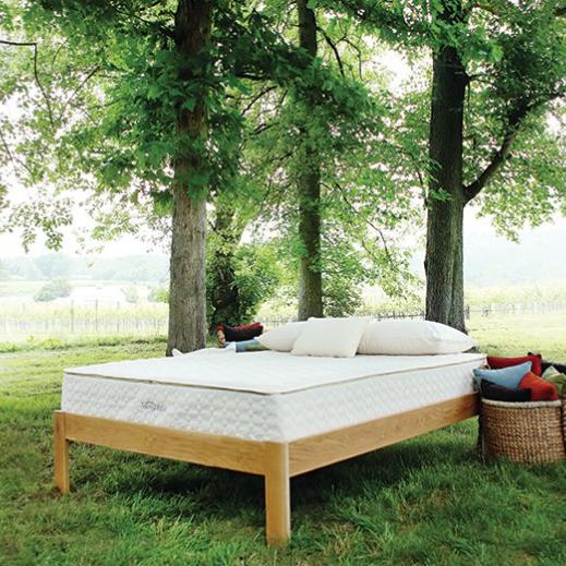 Alaskan King Serenity Mattress Moss Envy: Natural Organic Bedroom