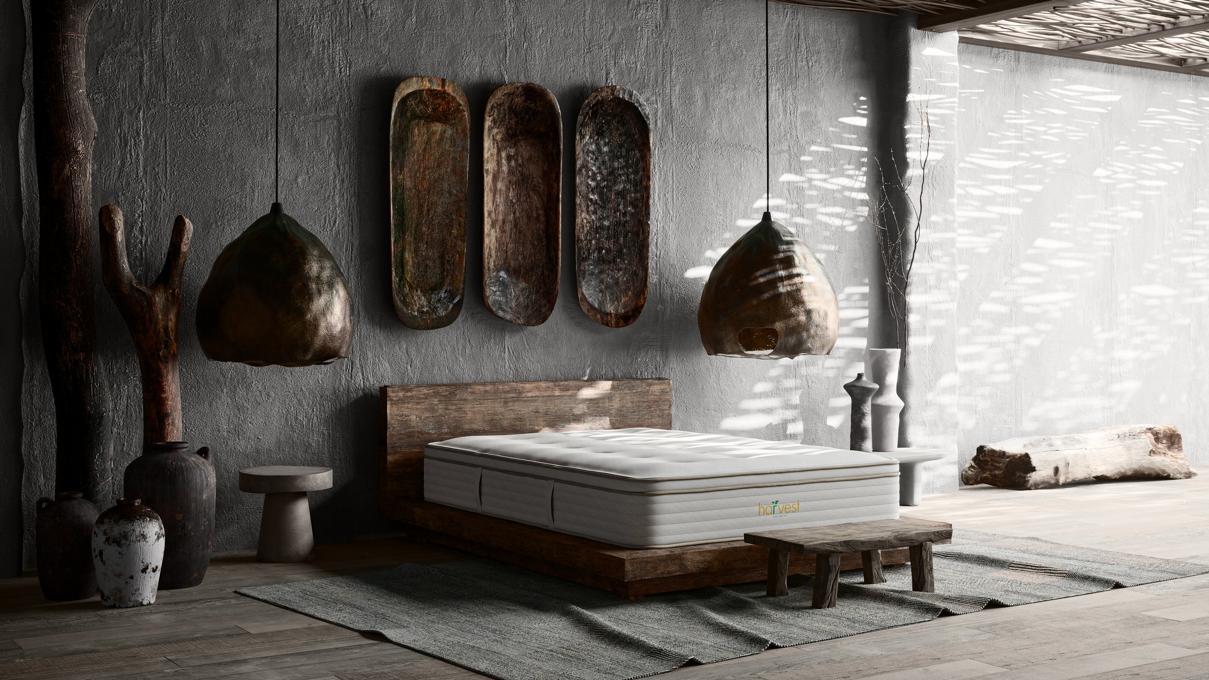 Harvest Organic Mattress Pillow Top Moss Envy: Natural