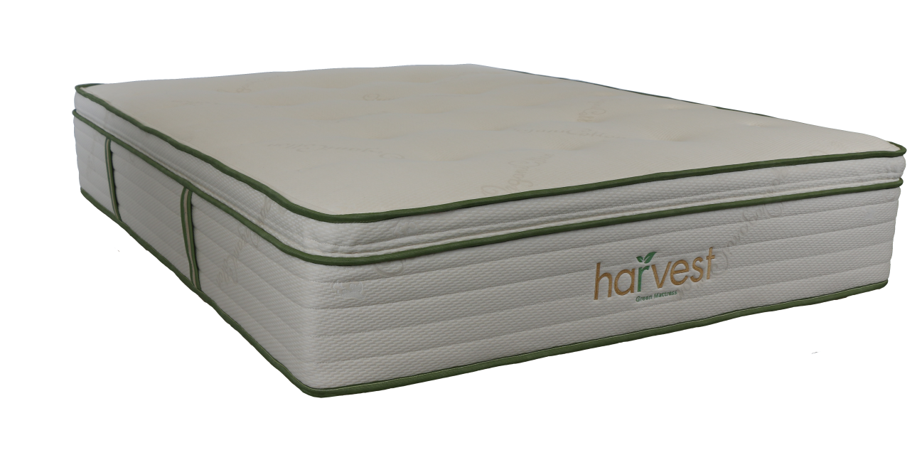 Harvest Green Pillow Top Natural Latex 13" Mattress - Thumbnail 2