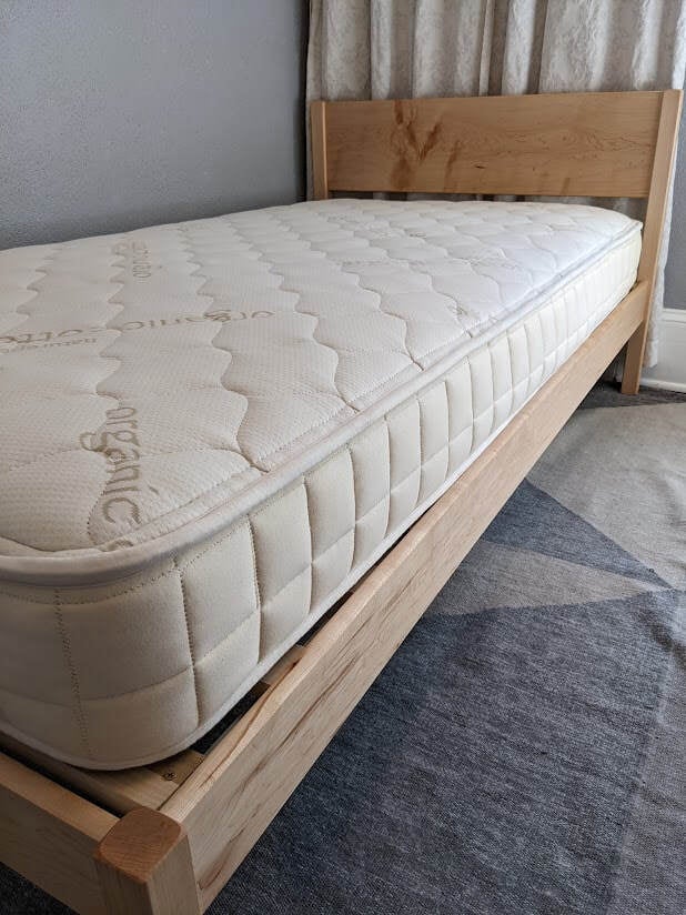 Naturepedic 2 in 1 Waterproof Mattress Moss Envy Natural Organic Bedroom
