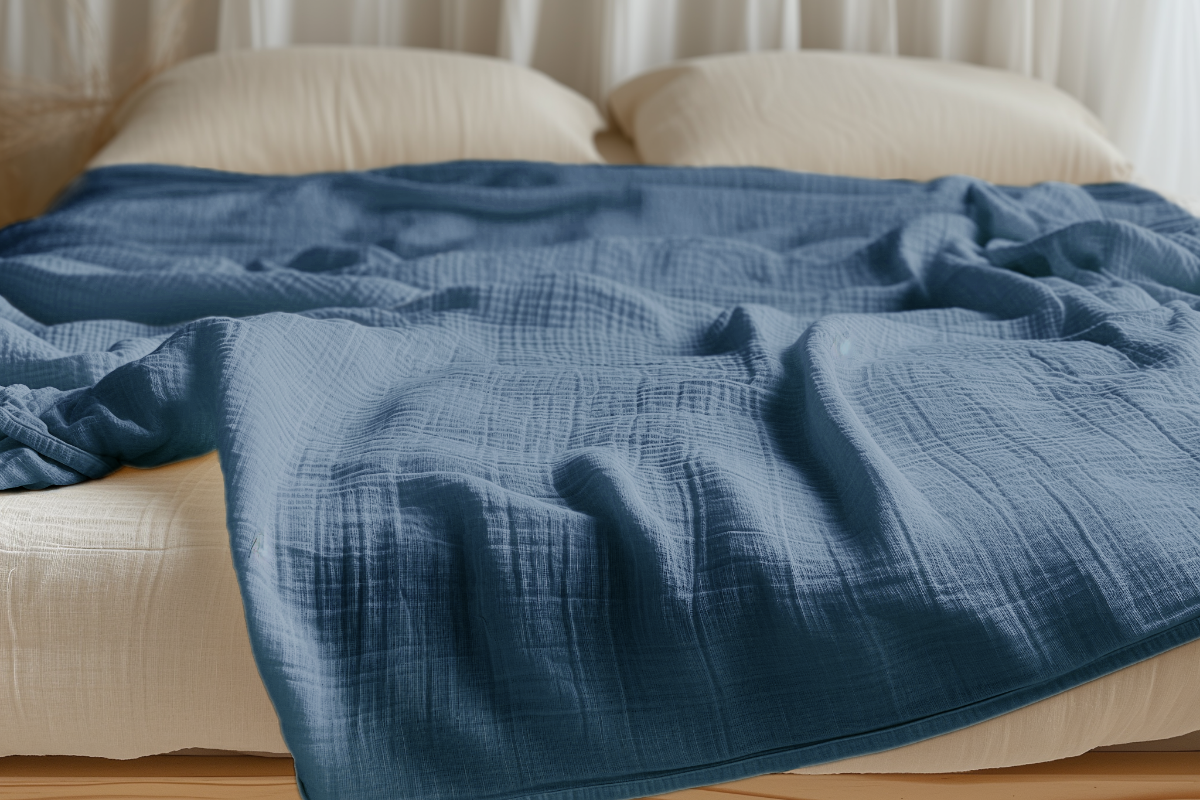 Organic bed blanket best sale