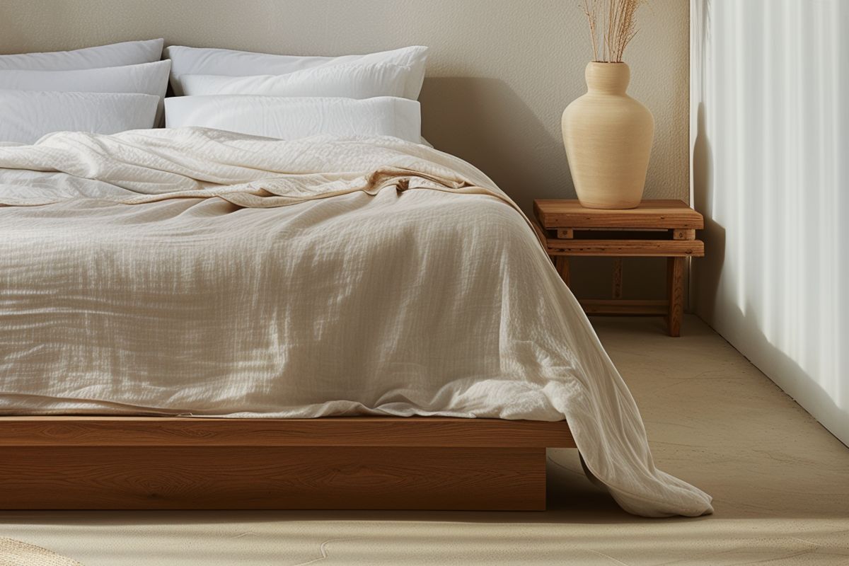 100 Organic Cotton Muslin Blanket Moss Envy Natural Organic Bedroom