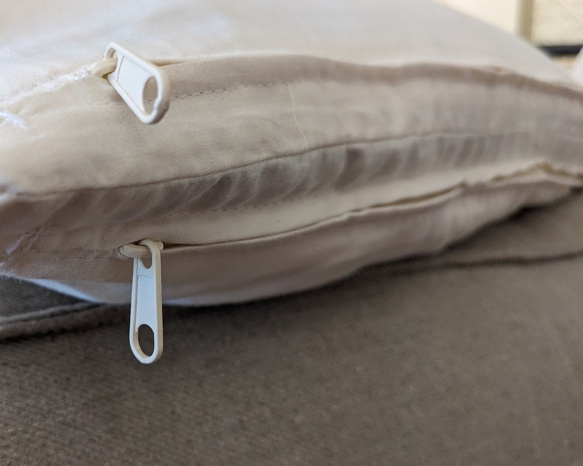 Organic Buckwheat Hull Chambered Pillow Moss Envy Natural Organic Bedroom